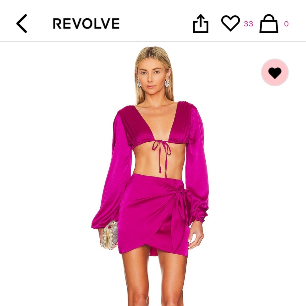 Beautiful magenta two-piece set!